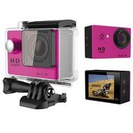 Action Camera, TONSEE W9 2.0 Inch WiFi Ultra HD 4K Sport Action Camera Waterproof -- Hot Pink N4
