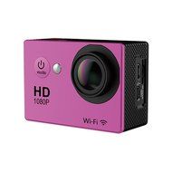 Action Camera, TONSEE W9 2.0 Inch WiFi Ultra HD 4K Sport Action Camera Waterproof -- Hot Pink N5