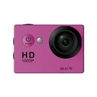 Action Camera, TONSEE W9 2.0 Inch WiFi Ultra HD 4K Sport Action Camera Waterproof -- Hot Pink N6