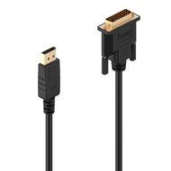 DP to DVI, Rankie 6FT Gold Plated DisplayPort DP to DVI Cable (Black) - R1109
