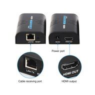 HDMI Extender, Matcis&reg; HDMI Signal Extenders Over CAT 5e/6 UTP/STP Ethernet Cable Up to 120m (Up to 120M, Sender... N4