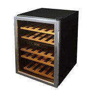 Soleus WKD5 Dual-Zone Wine Cooler, Black N6