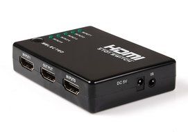 HDMI Switcher V1.3, Aibesser Intelligent 3 Input 1 Output HDMI Swither 3 Port Switch with IR remote for DVD,STB...