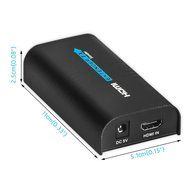 HDMI Extender, Matcis&reg; HDMI Signal Extenders Over CAT 5e/6 UTP/STP Ethernet Cable Up to 120m (Up to 120M, Sender... N8