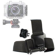 DURAGADGET Black, Fully Adjustable Head Strap Mount Compatible with the AEE S40 Pro Action Camera | With Screw... N2