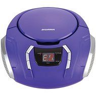 New SYLVANIA SRCD261-B-PURPLE Portable CD Players with AM/FM Radio (Purple)