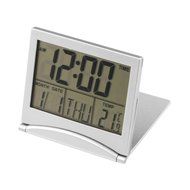 Desk Large Screen Digital LCD Thermometer Calendar Date Alarm Snooze Clock B5