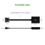 DVI to VGA, Ugreen Active 1080p DVI-D to VGA Adapter 24+1 DVI Male to VGA Female Converter, 60HZ and 3D, for PC...