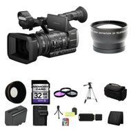 Sony HXR-NX3 NXCAM Professional Handheld Camcorder HXRNX3 72MM High Definition 2.2x Telephoto Lens Bundle 2