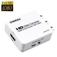 COWEEN VGA to HDMI Adapter Full HD VGA to HDMI Converter With Audio Video Adapter 1080P VGA2HDMI for PC Laptop... N15