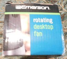 Emerson Rotating Desktop Fan 3 Speed Control N6