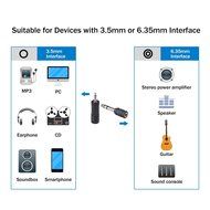 eBoot 2 Pack Headphone Adapter 6.35 mm (1/ 4 Inch) Male to 3.5 mm Female Stereo Adapter Plus 3.5 mm Stereo Male... N8