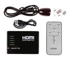 HDMI Switcher V1.3, Aibesser Intelligent 3 Input 1 Output HDMI Swither 3 Port Switch with IR remote for DVD,STB... N3