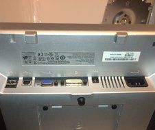 17&quot; Dell 1707FPT DVI LCD Monitor w/USB Hub (Silver) N5