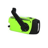Sminiker Solar Self Powered Portable Hand Crank Emergency Radios, AM/FM/NOAA Weather, Emergency Flashlight (Red) N27