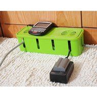 DSSY Power Cord Socket Storage Box With Cooling Holes - Blue N7