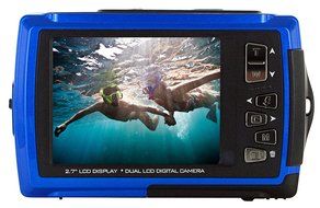 HP C150W Waterproof Camera - Blue (8MP) 2.7 inch LCD N2