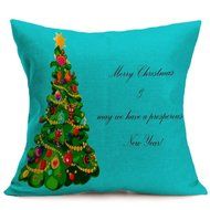 Pillow Cover,Haoricu Vintage Christmas Cartoon Smowman Penguin Sofa Bed Home Decoration Festival Pillow Case Cushion... N32