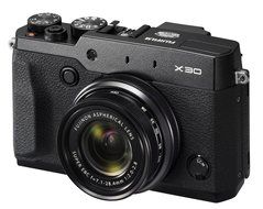 Fujifilm X30 12 MP Digital Camera with 3.0-Inch LCD (Silver) N4
