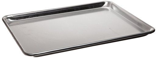 Adcraft BP-1318 18" Length x 13" Width x 1" Depth, 18 Gauge Aluminum Half Size Bun Pan