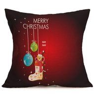 Pillow Cover,Haoricu Vintage Christmas Cartoon Smowman Penguin Sofa Bed Home Decoration Festival Pillow Case Cushion... N35