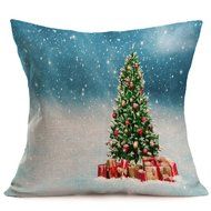 Pillow Cover,Haoricu Vintage Christmas Cartoon Smowman Penguin Sofa Bed Home Decoration Festival Pillow Case Cushion... N36