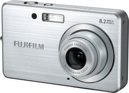 Fujifilm Finepix J10 8.2MP Digital Camera with 3x Optical Zoom (Brushed Silver) N6