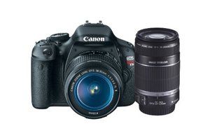 Canon EOS Rebel T3i 18 MP CMOS APS-C Sensor DIGIC 4 Image Processor Digital SLR Camera with EF-S 18-55mm f/3.5...