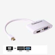 Mini DP to HDMI VGA Adapter,CableDeconn Multi-Function Mini DisplayPort (Compatible Thunderbolt) to HDMI VGA Converter...