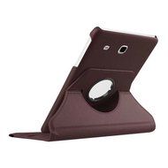 Generic Case for Galaxy Tab E 9.6-Inch T560 T561, 360 degree rotation PU Leather Slim Protective Case Cover (black) N97