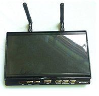 RX LCD5812 5.8GHz 7inch 40 Channels Raceband LCD Diversity Receiver Monitor for RC FPV (black) N3