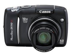 Canon Powershot SX110IS 9MP Digital Camera with 10x Optical Image Stabilized Zoom (Silver) N7