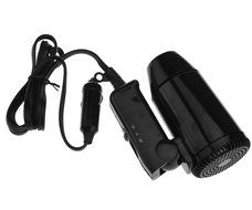 Small 12V Black Compact Travelling Festival &amp; Camping Portable In Car Hair Dryer N3
