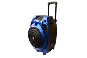 EMB PKX10BT 50W 10&quot; Portable Professional Rechargeable BOOM Box Speaker BLUE N2
