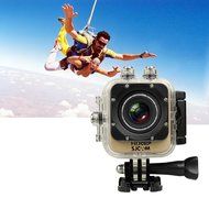 Mini Kitty SJCAM M10 12mp 1080p 1.5 Inch LCD Display 170&deg;+ Hd Wide-angle Sports Helmet Camera(Gold)+2 Extra Mini... N11