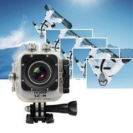 Mini Kitty SJCAM M10 12mp 1080p 1.5 Inch LCD Display 170&deg;+ Hd Wide-angle Sports Helmet Camera(Gold)+2 Extra Mini... N16