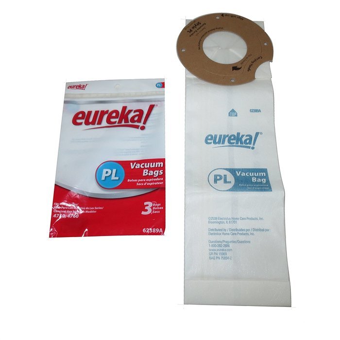 Eureka Genuine Style PL 4750 4760 Model Series Vacuum Bags: 9 Bags
