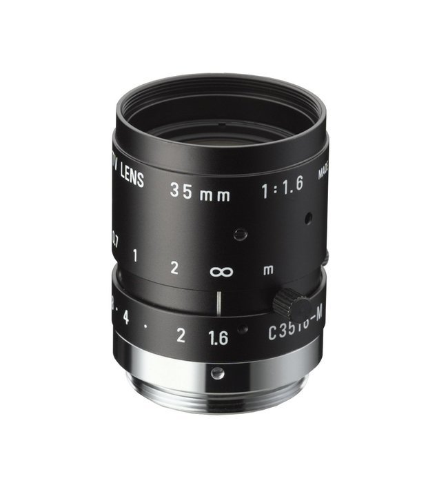 Ricoh FL-CC3516-2M 2/3" 35mm F1.6 Manual Iris C-Mount Lens, 2-Megapixel Rated