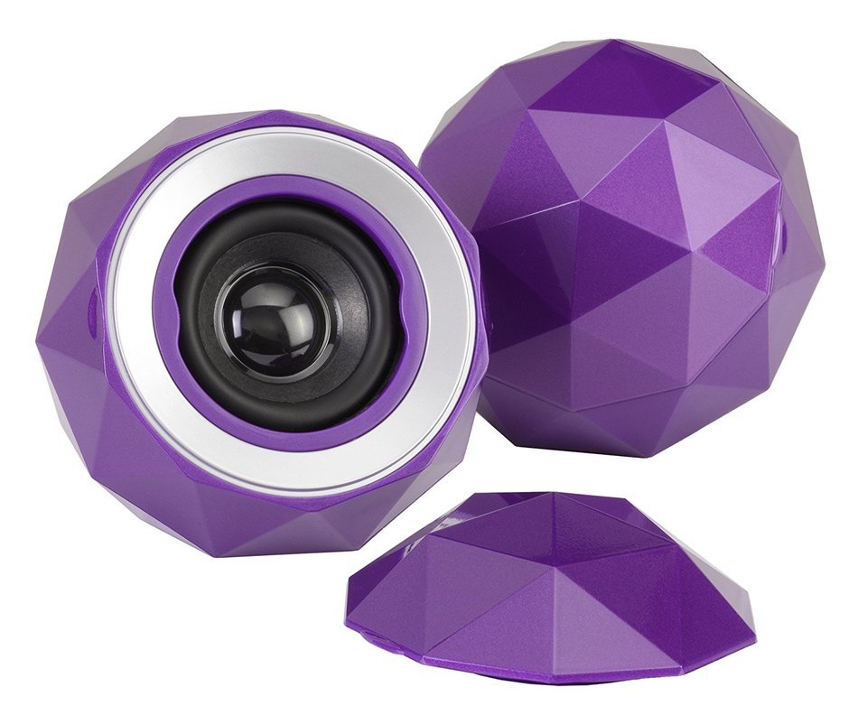 Digital Treasures 09368-PG Lyrix PowerBall X2 Bluetooth Speaker (Red) N8