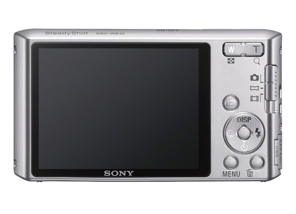 Sony Cyber-shot DSC-W610 14.1 MP Digital Camera with 4x Optical Zoom and 2.7-Inch LCD (Black) (2012 Model) N9