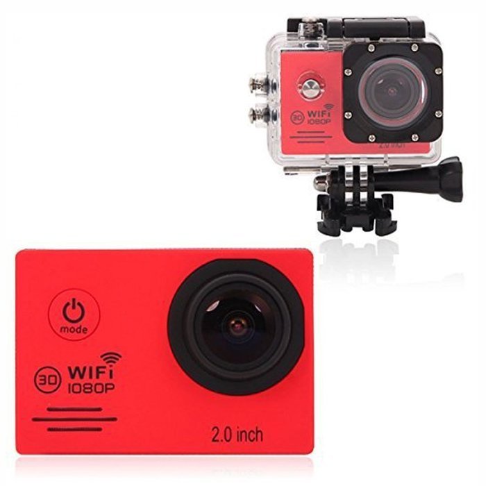 SHZONS 2.0-Inch LCD WiFi Full HD 1080P 12MP Action Camera Sports DV 30M Waterproof Camera,170 Degree Wide Angle... N15