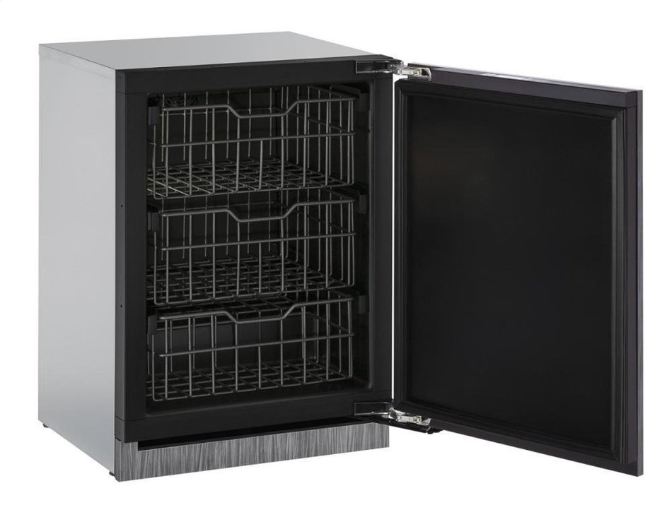 U-Line U3024FZRINT00A Built-in Freezer, 4.5 cu. ft., Stainless Steel N2