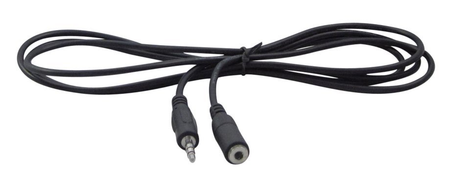 YCS Basics 12 foot 3.5mm male / female 4 conductor (3 ring cable) N4