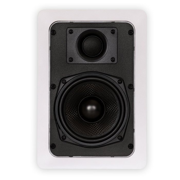 Theater Solutions TS50W 5.25-Inch Kevlar In Wall Speakers (White) N5