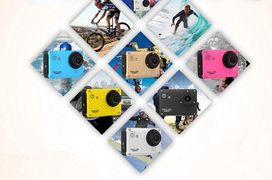 Waterproof Sports Camera, WIFi Outdoor Sports HD DV Smallest Screen Mini Action Video Camera 1080P 150 Degree... N8
