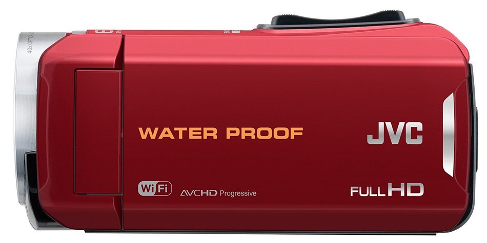 JVC KENWOOD JVC video camera waterproof 5m Dust proof built-in memory 64GB Red GZ-RX130-R [International Version...