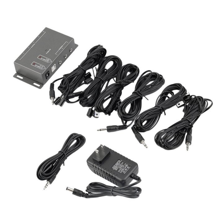 YueYueZou&reg; IR Repeater Remote Control Extender System (12 Emitters 1 Receiver)