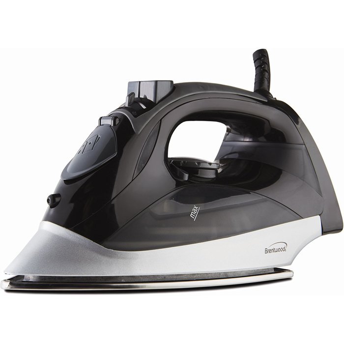 Brentwood MPI-90B Stainless Power Steam Iron Plate, Black