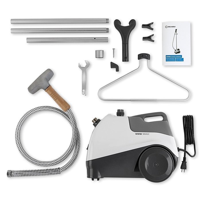 Reliable Vivio 550GC Professional Garment Steamer with Metal Head