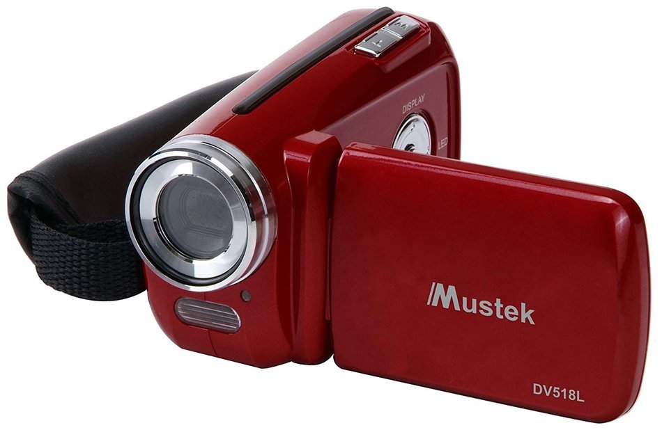 Mustek DV518L-RED Digital Video Camera (Red) (Discontinued by Manufacturer)